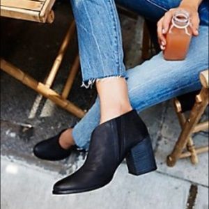 Black Free People Terrah Heel Boot